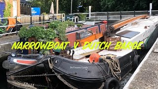 What’s it like to cruise a Sailing Dutch Barge versus a Narrowboat in an English Canal.