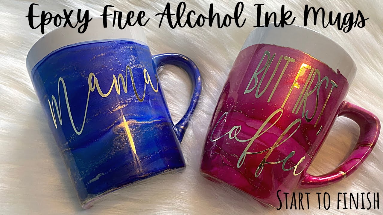 DIY How To Make Alcohol Ink Resin Mug 