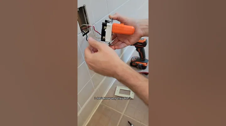 Open ground fault on a gfci #electrician #viral #howto #diy #shorts