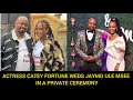 ACTRESS CATEY FORTUNE WEDS JAYMO ULE MSEE IN A PRIVATE WEDDING CEREMONY || JAYMO ULE MSEE WEDDING