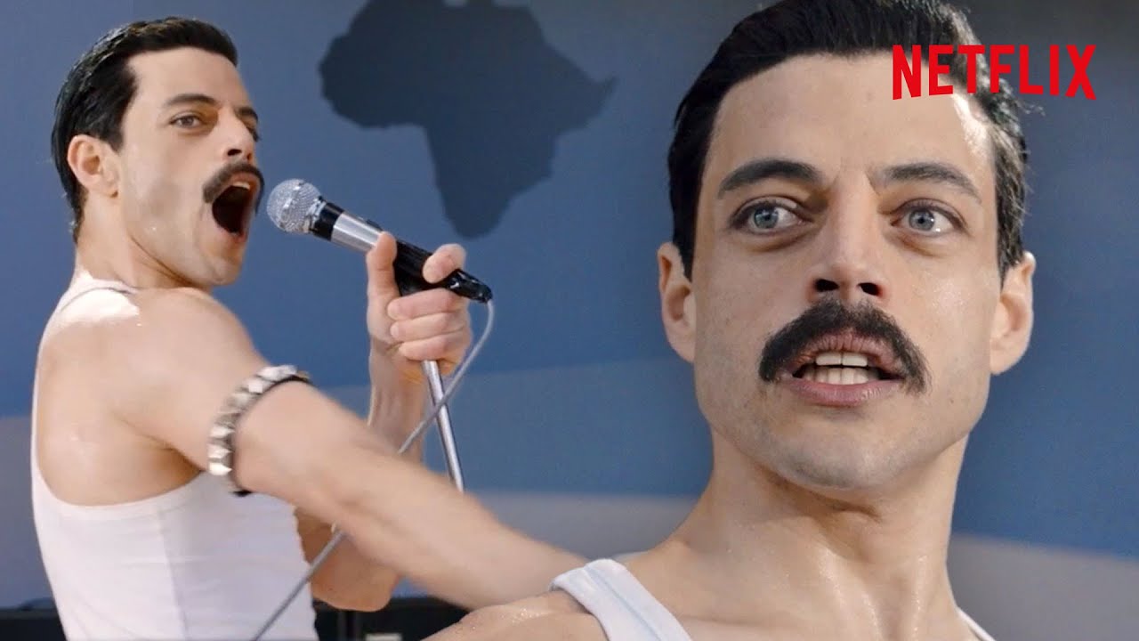 Bohemian Rhapsody - We Are The Champions - Live Aid Full Scene (Rami Malek)