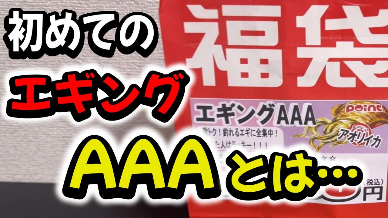初めてのエギング福袋を買ってみたがAAAとはどういう意味??