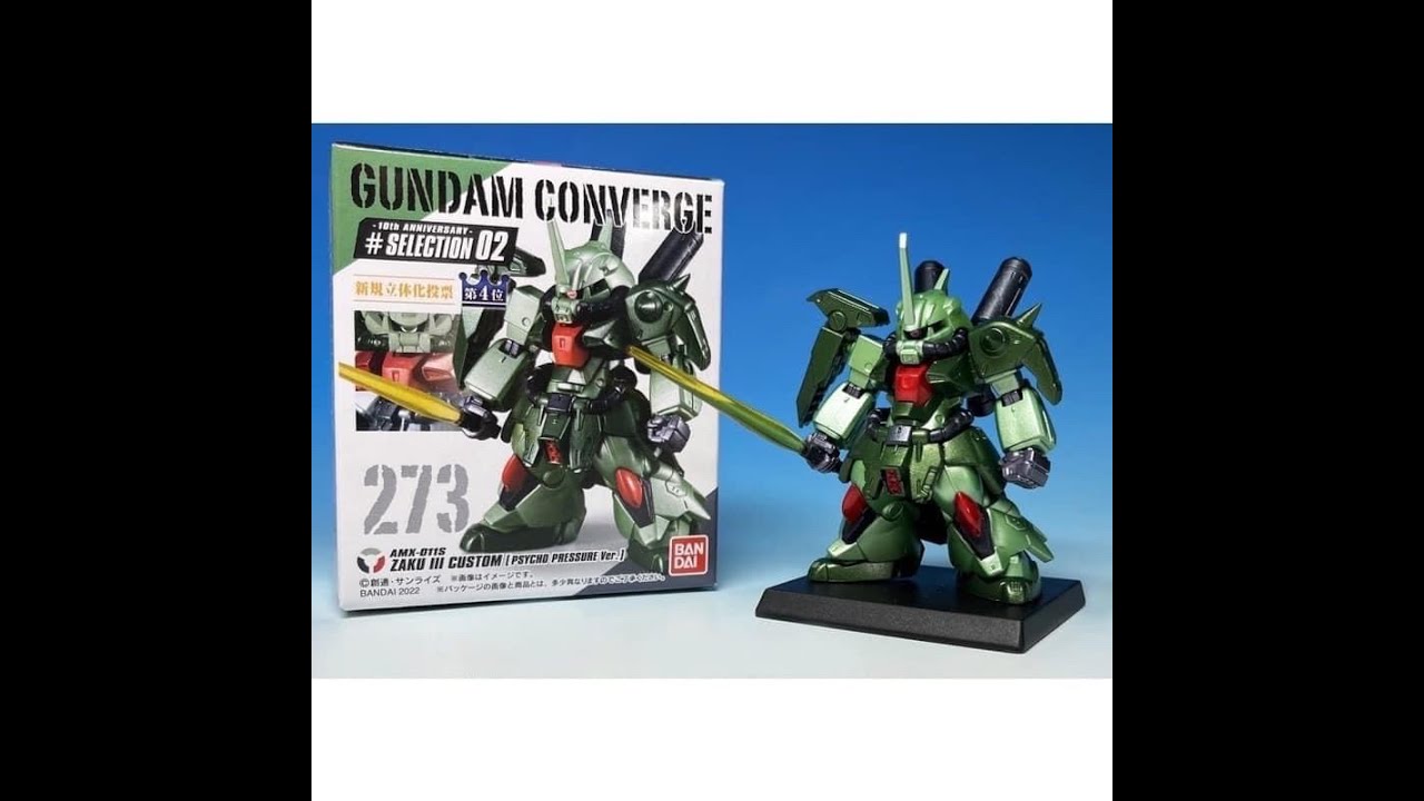 Customize Gundam Converge Zaku 3 Psycho 273 in real time, no