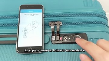 eGeeTouch - How to add and pair lock - Smart Luggage lock (3rd Gen.)