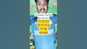 No human can find the mistake #find #search #brainteasers #braintest