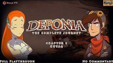 Deponia - Chapter 1: No Commentary Full Playthrough | 1080p60!
