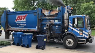 Allied Waste Mack MR McNeilus Autoreach Garbage Truck