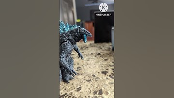 Godzilla Atomic Breath Stop Motion (Read Dec)