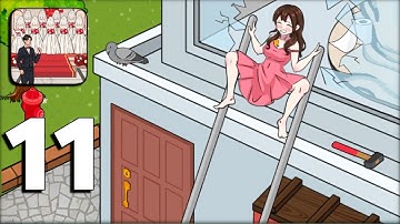 Tricky Twist Level 11 Help The Mischievous Girl Climb Down Walkthrough Solution