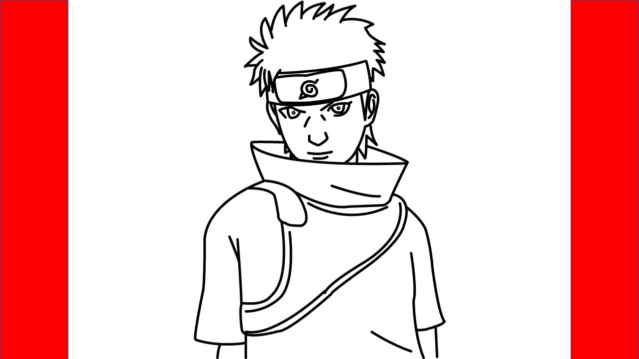 How to Draw Shisui Uchiha - Naruto