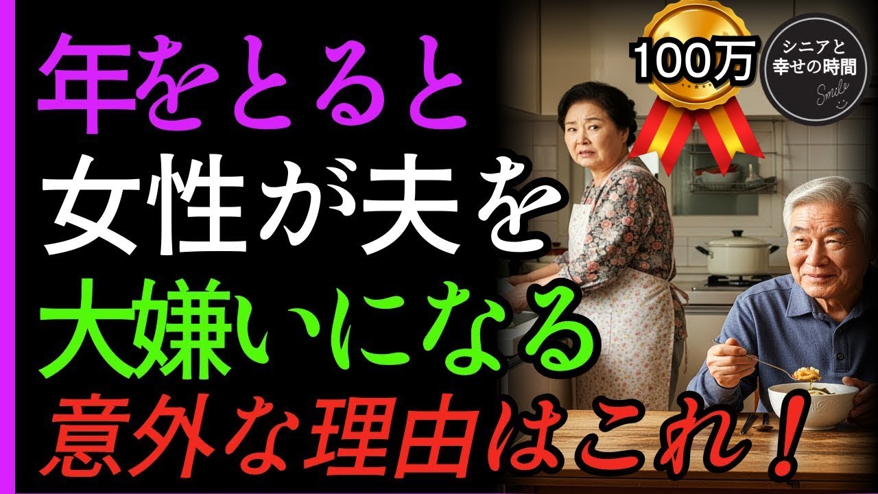 なぜ女性は年を取ると、夫が嫌になる人が多いのか？その理由はとてもシンプルでした！シニアライフ| 老後の楽しみ| 老後の知恵