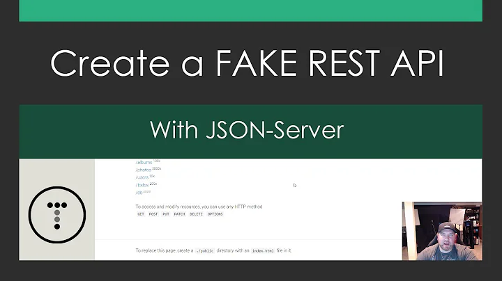 Create a Fake REST API with JSON-Server