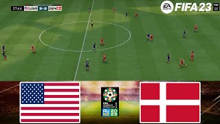 FIFA 23 - USA vs Denmark 10/5/2024 - FIFA Women's World Cup 2023 - Gameplay PS | Full Match