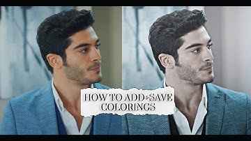 how to add/import coloring in sony vegas | +Save Coloring