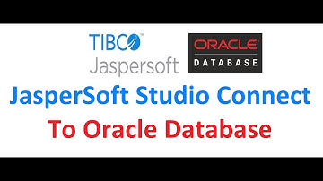 Jasper Studio Connect to oracle database