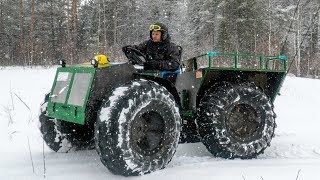 Вездеход Тайга зимой, разные модификации и цены