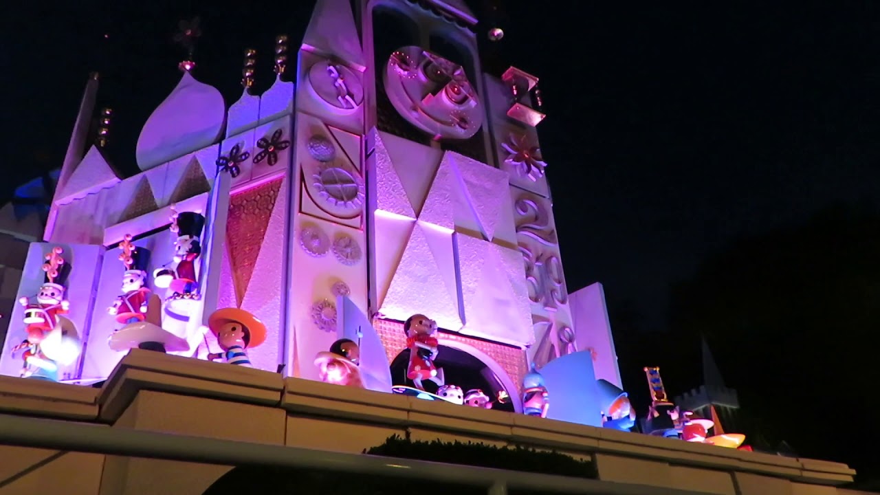 It's a Small World Clock Parade At Night From Boat During Breakdown