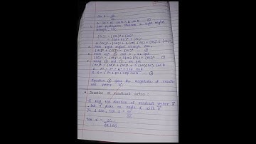Class 11th Physics Chapter 2.Mathematical Methods NOTES #hscboard #notes