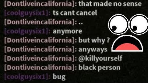 [YBA] Average YBA Joe After Losing a 1v1... "Killyourself black person"...