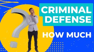 How much does it cost to hire a Criminal Defense Lawyer?
