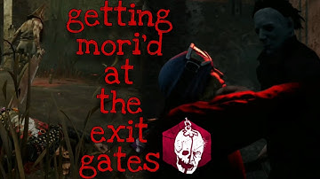 51 seconds of me dying at the exit gate in DBD #Shorts