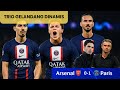 Trio Gelandang Dinamis PSG Buat Arsenal Tak Berkutik