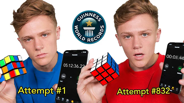 I attempted Rubik's Cube world record with no expe...