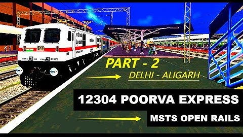 MSTS OPEN RAILS|12304 PROOVA EXPRESS #viralvideo #train #openrail #msts