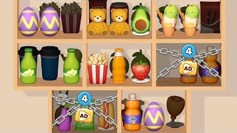 Goods Puzzle Sort Challenge Level 25 Game Walkthrough || Goods Puzzle Sort Match Game