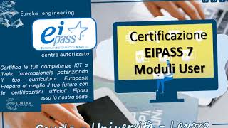 corso certificato Eipass 7 moduli - video di presentazione