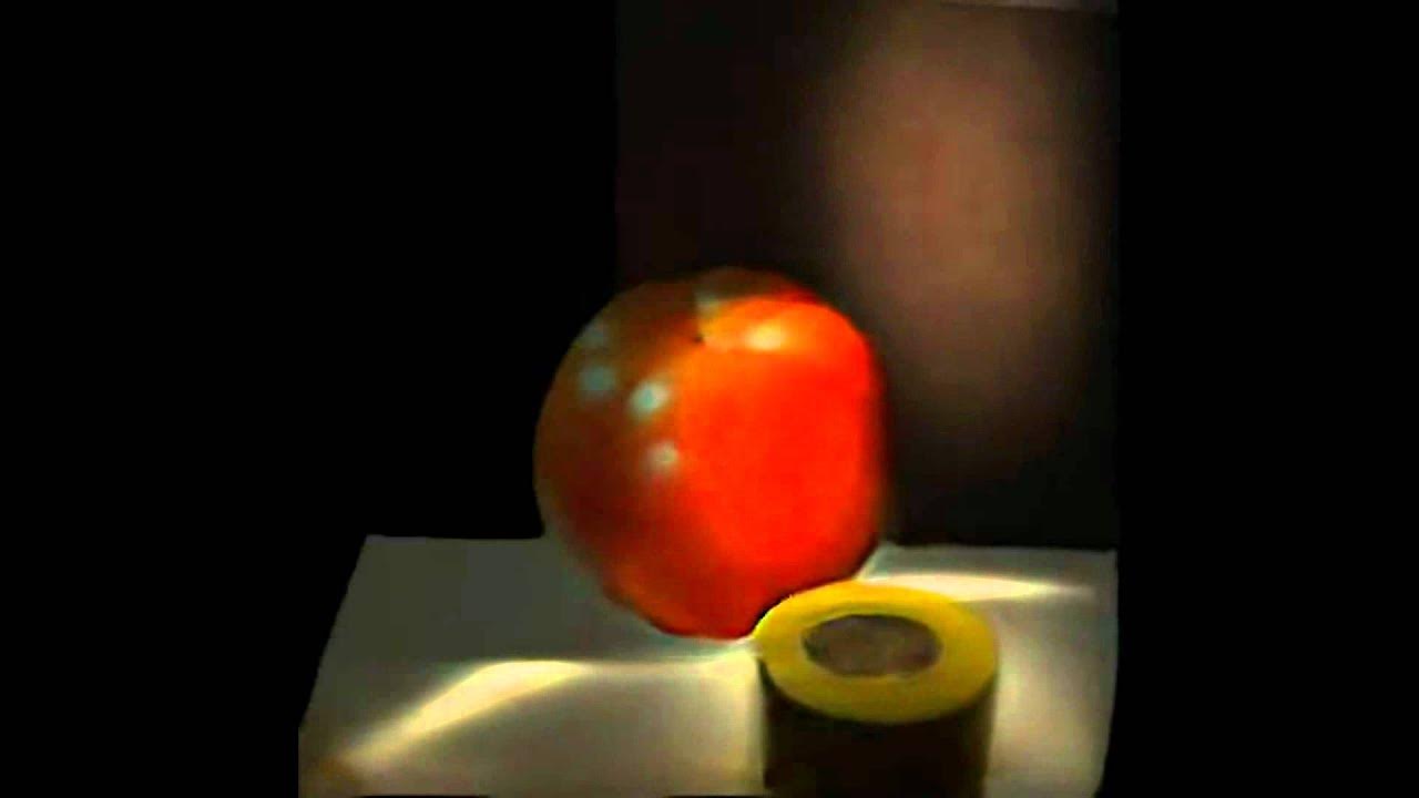 Scene illuminated by a femtosecond laser and captured at a trillion FPS