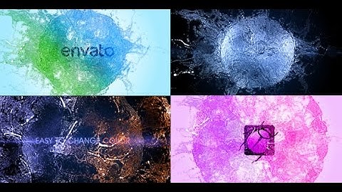 Splash Logo - Particle Effect 11 (After Effects template)