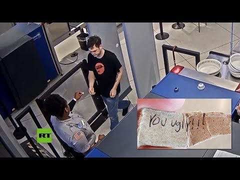 "¡Eres feo!": una empleada de aeropuerto entrega una nota ofensiva a un pasajero