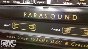 CEDIA 2016: ParaSound Introduces ZoneMaster 4 Dax 4-Zone Digital to Analog Converter