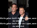 Gary Barlow & Robbie Williams - Shame deutsche bersetzung