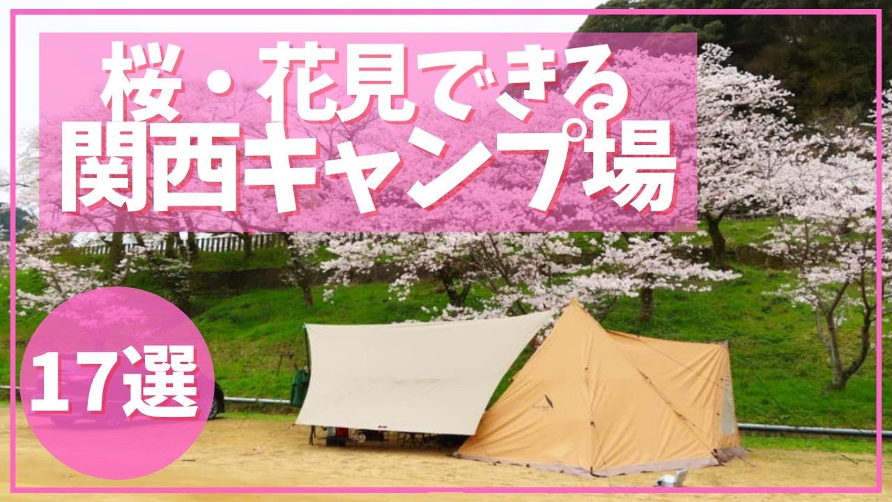 関西キャンプ場 桜 花見ができる 関西キャンプ場17選 キャンプ場情報 場内区画地図 Youtube