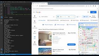 Hotel Scraping Web on Google Travel with Selenium Python