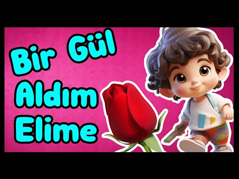 BİR GÜL ALDIM ELİME  - Kokladım Kokladım Muhammed Diye | Çocuk İlahileri