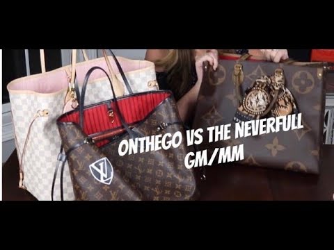 Bag Comparison  Louis Vuitton Neverfull GM vs Louis Vuitton Onthego GM 