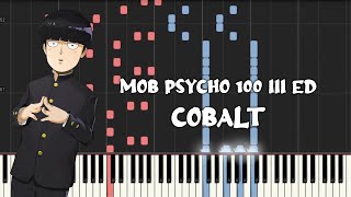 Download Lagu Mob Psycho 100 Season 3 Ed - Cobalt by MOB CHOIR (Piano Tutorial \u0026 Sheet Music) MP3