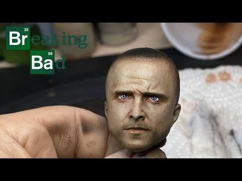 Painting Jesse Pinkman   Breaking Bad   1-6 Scale Headsculpt   Dipingere Jesse Pinkman [Tutorial]