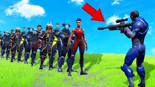 HOW MANY PEOPLE Can You KILL With 1 BULLET In Fortnite?! (Battle Royale)