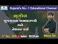 ભૂગોળ I ગુજરાતના અભયારણ્યો અને નેશનલ પાર્ક I By Nikhil Sir I Live @ 08:30 PM on 11th Dec 2020