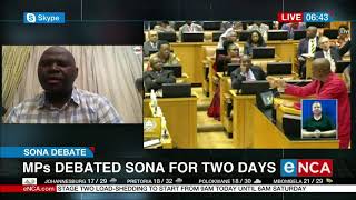 MP's debated SONA for two days