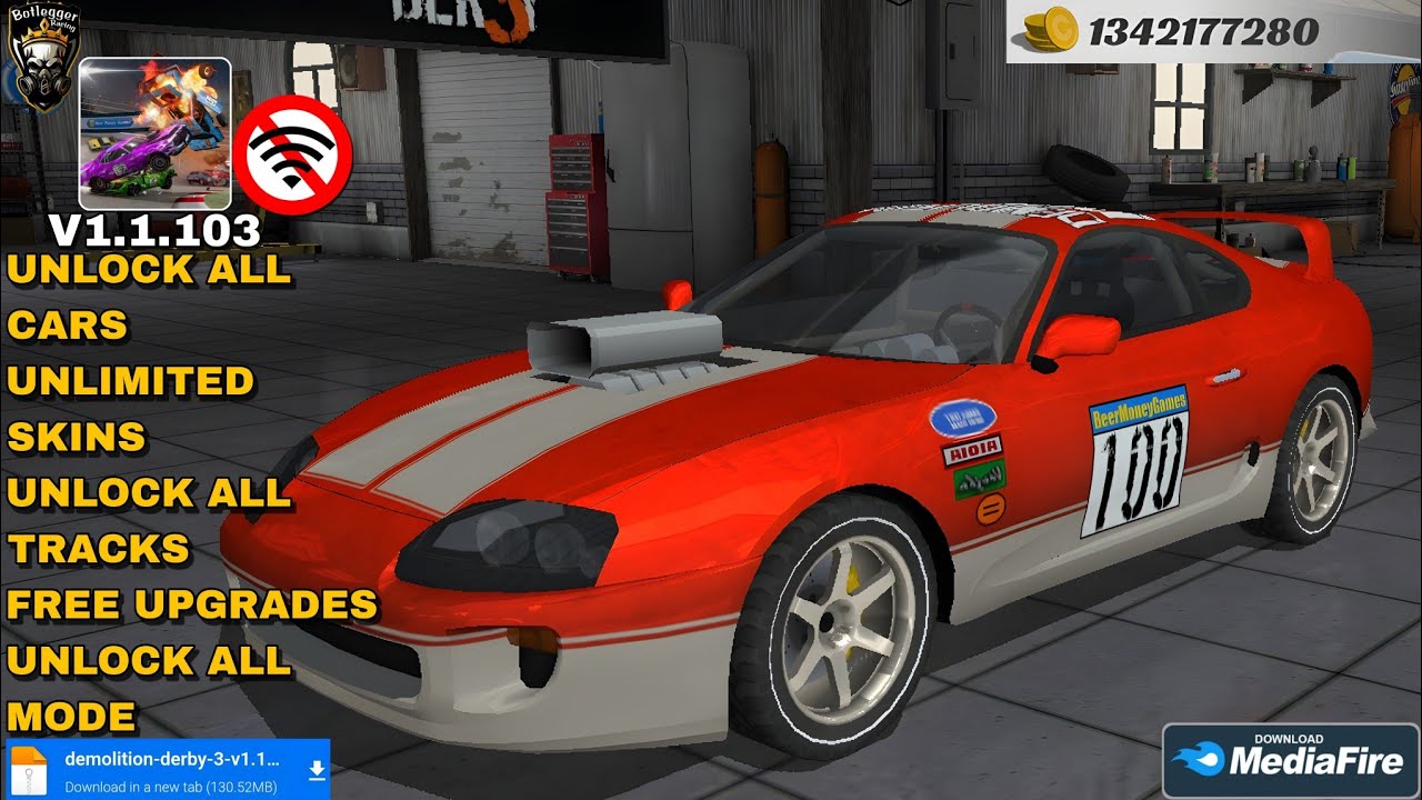 Demolition Derby 3 Mod V1.1.103 Gameplay Unlock All Cars Unlimited ...
