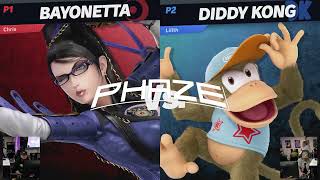 PHAZE 59 - YEETUS (Bayonetta) Vs. Luna-Gabs (Diddy Kong) - Winners R2 - SSBU