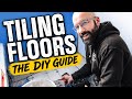 Floor tiling made simples!! #diyguide #bathroomrenovation #floortiling 