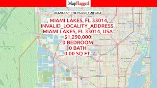 FL,US | Buy house at, Miami Lakes, FL 33014, Miami Lakes, USA | MapFlagged