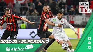 Budapest Honvéd - DVSC | 2-3 | (0-1) | OTP Bank Liga | 20. forduló | MLSZTV