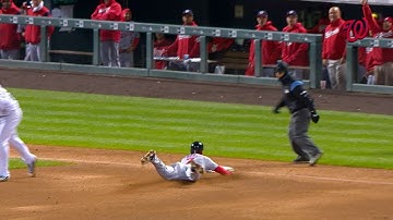 WSH@COL: Turner triples, records his first cycle